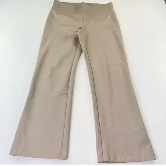 Soft Surroundings Slimming Bootcut Pants Womens Size 1X Tan - Picture 2 of 7